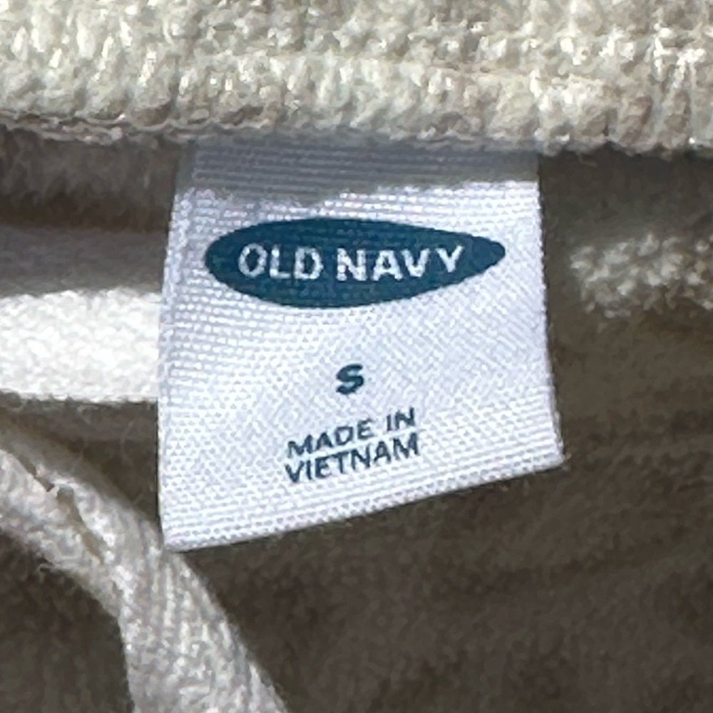 Old Navy Pajama Pants Cheetah Cream Small Draw String Waist - Picture 3 of 4